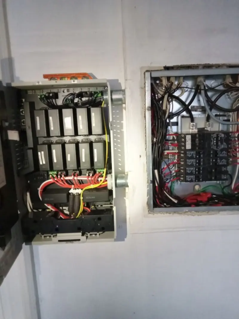 Electrical panel upgrade completed for Security Camera Wiring in Egypt Lake-Leto